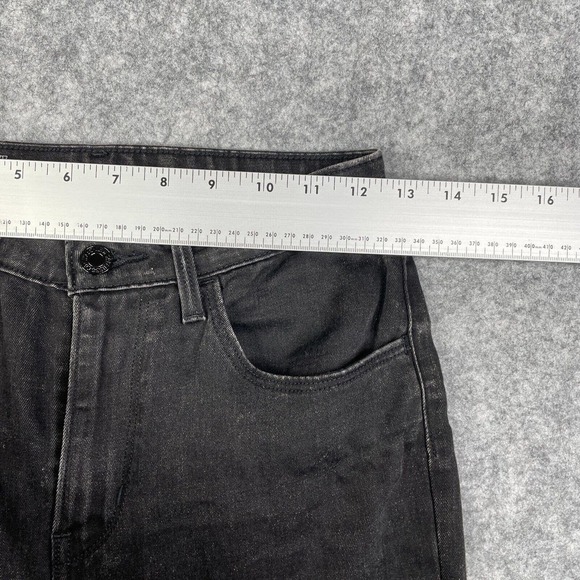 Levi's High Rise Skinny Jeans Women's Size 27 Black Denim Dark Wash Grunge - Picture 4 of 12